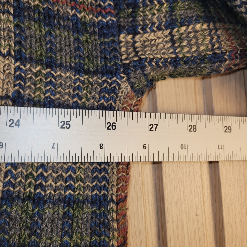 Gant Sweater Mens XL Blue Plaid Excellent Vintage 100% Cotton Crewneck Pullover - Picture 6 of 8